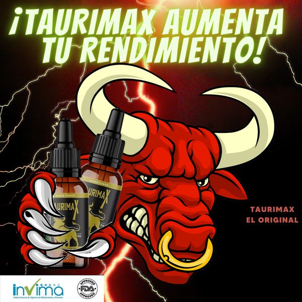 TAURIMAX - POTENCIALIZADOR SEXUAL ORIGINAL® | ⭐⭐⭐⭐⭐