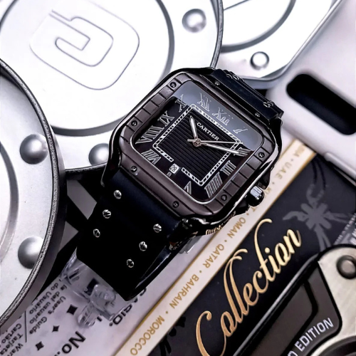 RELOJ SANTXS CARTIER NEGRO | EXCLUSIVO COLOMBIA ⭐⭐⭐⭐⭐