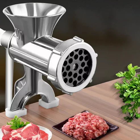 🍖 MOLINO MANUAL MULTIFUNCIONAL DE ACERO INOXIDABLE ® | ORIGINAL 1 AÑO GARANTIA⭐⭐⭐⭐⭐