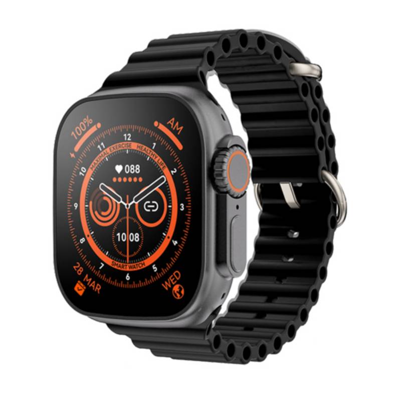 RELOJ SMART ULTRA HK9🔥| (Te obsequiamos las correas naranja y negro para tu combinación)