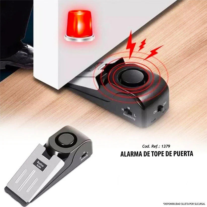 TOPE DE PUERTA | Alarma de seguridad® - Cuida todo el tiempo 🔒🚨