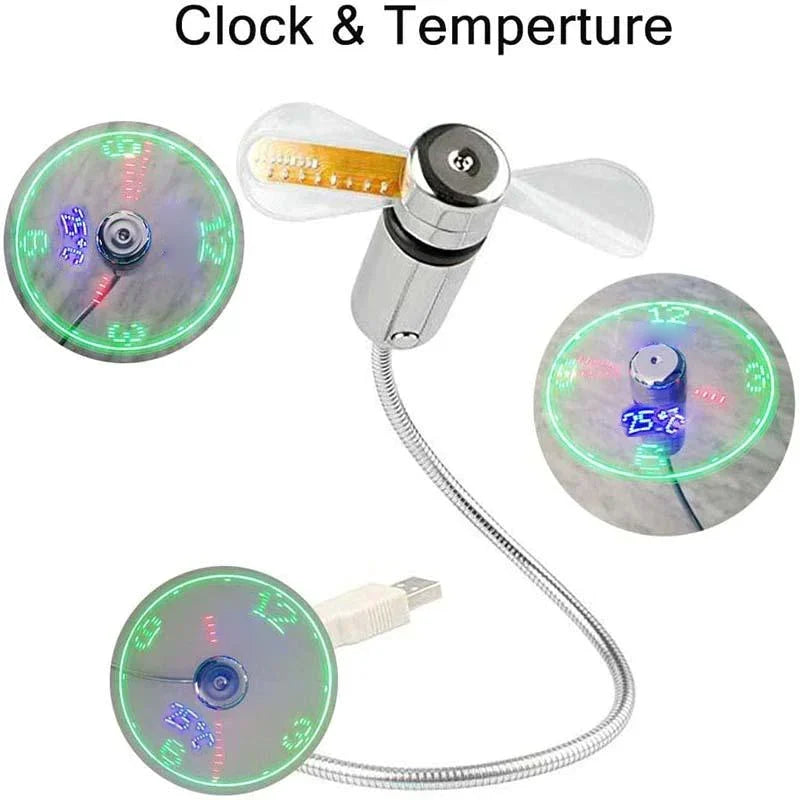 RELOJ VENTILADOR HOLOGRAFICO | Producto en tendencia ⭐⭐⭐⭐⭐