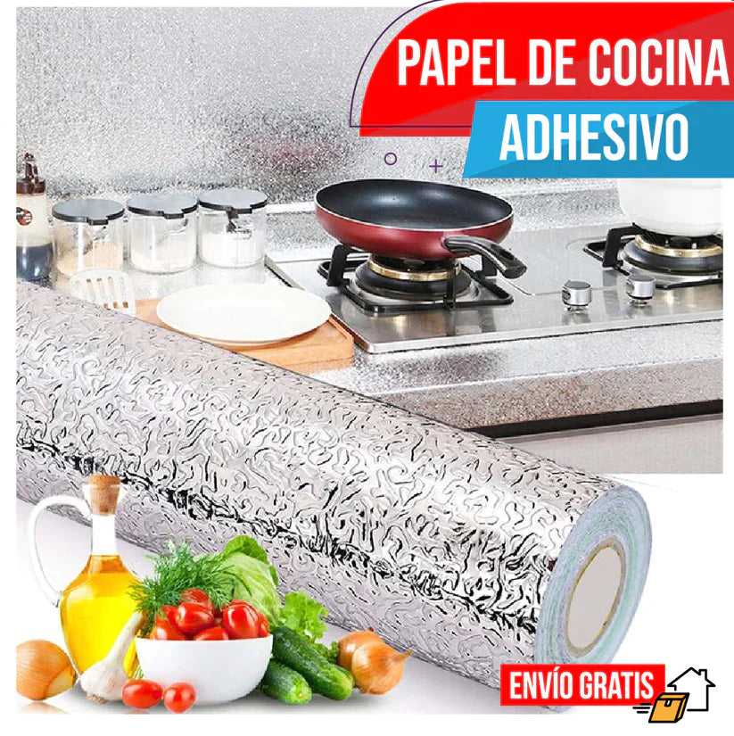 Aluminio De Cocina Adhesivo™ | Cocina impecable ✨