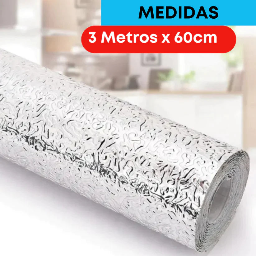 Aluminio De Cocina Adhesivo™ | Cocina impecable ✨